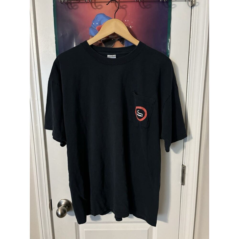 vintage XL Black smokers welcome cigarettes shirt freedom